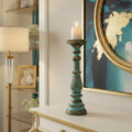 Candle Stand - Turquois Gold - Large