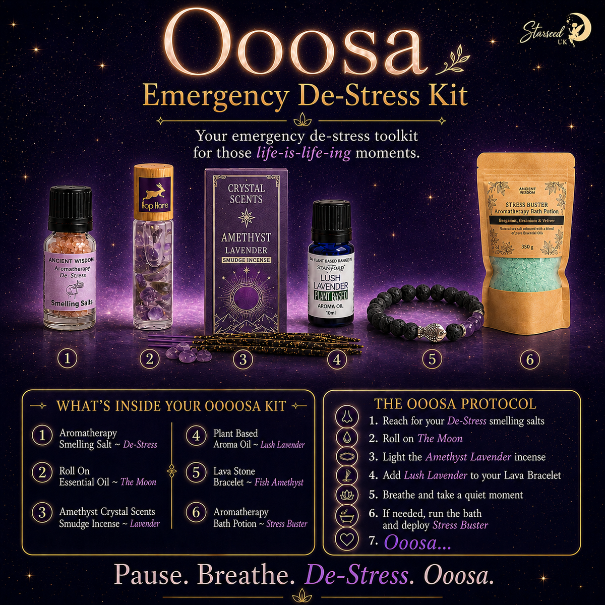 Ooosa: Emergency De-Stress Kit